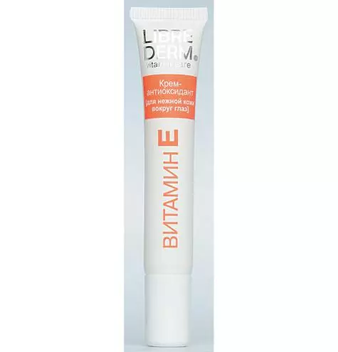 Cream-antioxidant med vitamin E for huden omkring øjnene fra Libre Derm. .