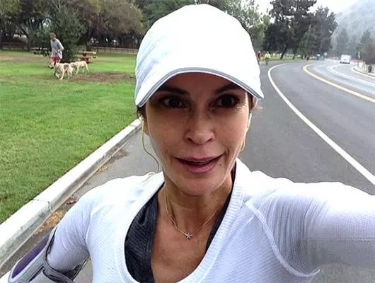 Den Teri Hatcher huet de Marathon gerannt