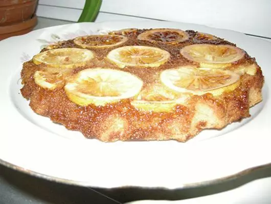 Tarte au citron inversé