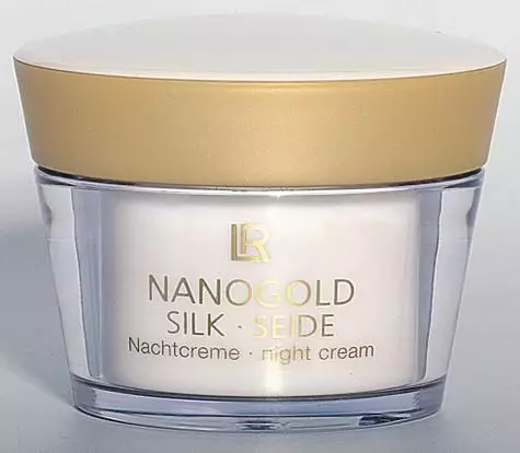 Niet-lichte crème Nanogold zijde van LR Health & Beauty. .