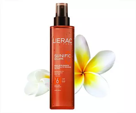 Oil-Gloss alang sa Tanning Body Spf6 Liear SunICIC 3 ..