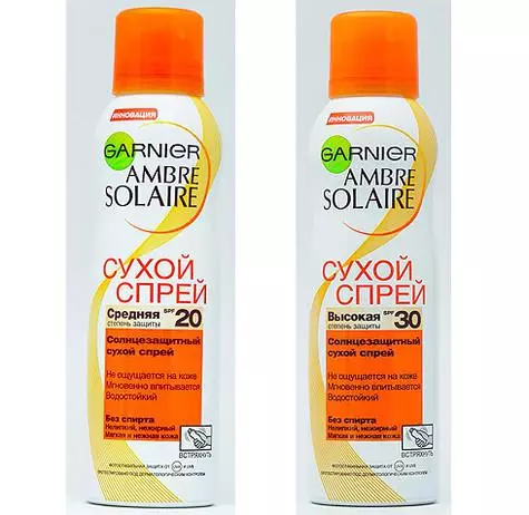 Spray kering (sederhana dan tinggi perlindungan) Garnier Ambre Solaire. .