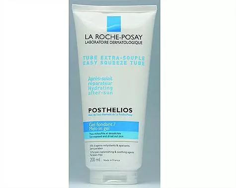 ตัวแทนฟื้นฟูหลังการถูกแดดเผาและร่างกาย postthelios จาก La Roche Posay .