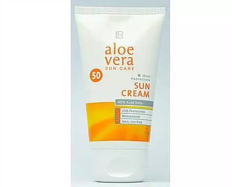 Sunscreen aloe vera o'r lr. .