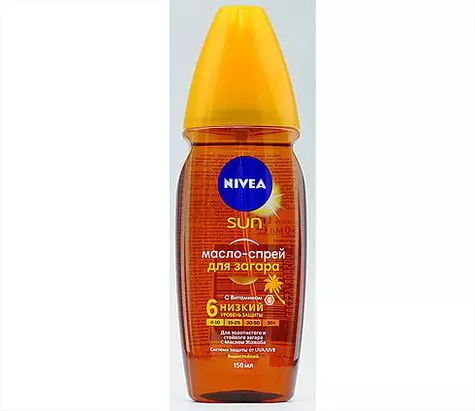 Oil-spray for tanning from NIVEA. .