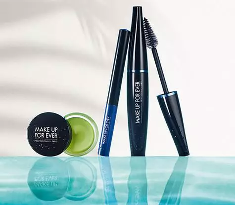 Creme impermeável Sombras Aqua Creme e impermeável Aqua Smoky Extravagant Mascara, compensa para sempre. .