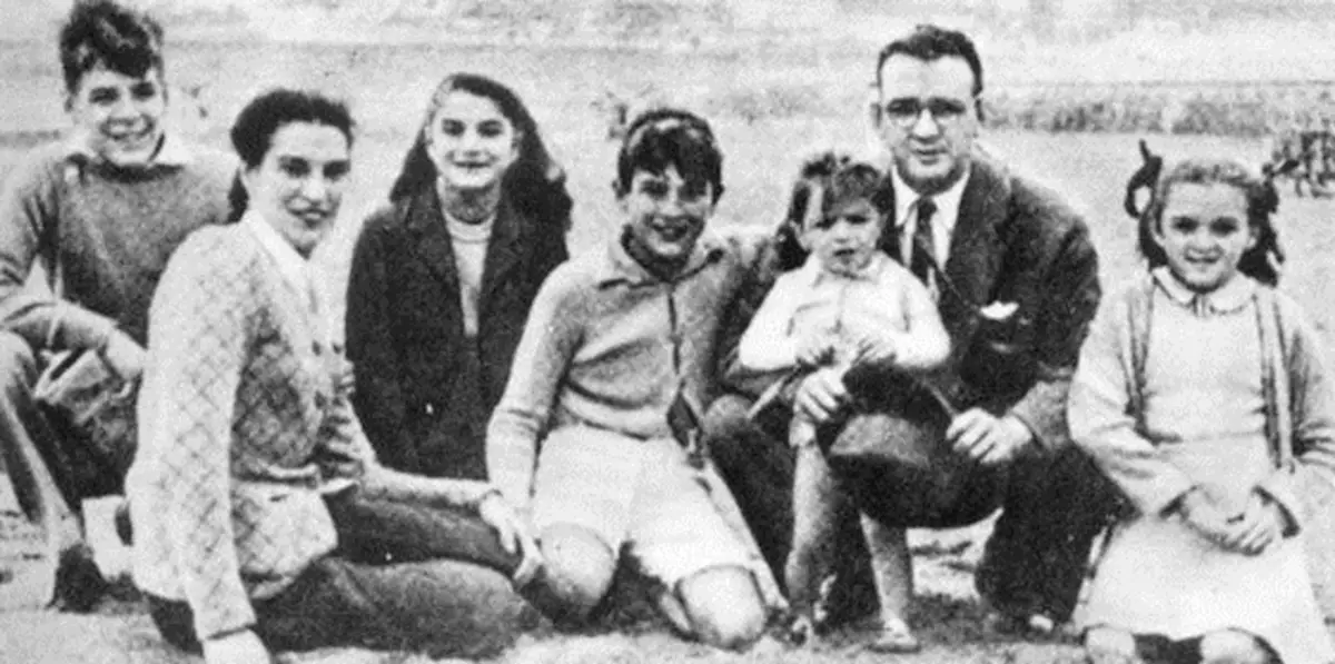 Ernesto Che Gevar med familie i 1941