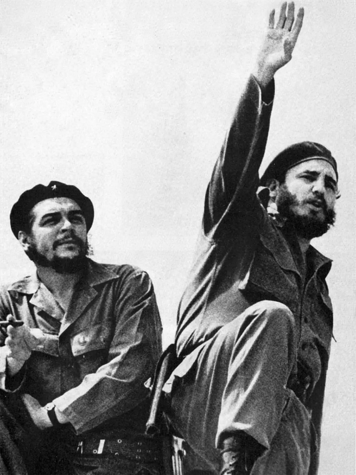 Med en ven og ledsager Fidel Castro