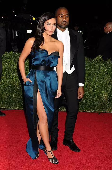 Kanye West και Kim Kardashian. Φωτογραφία: Χαρακτηριστικά Rex / Fotodom.ru.