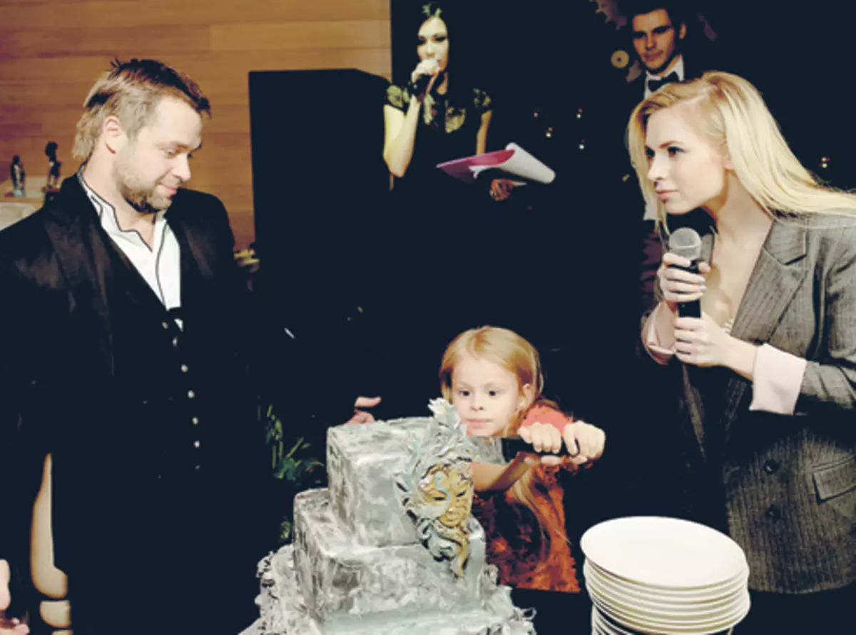 Vitaly Gogunsky dengan anak perempuannya