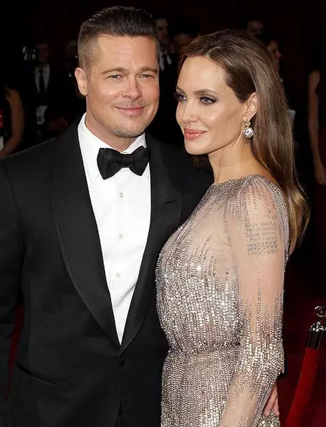 Brad Pitt ug Angelina Jolie. Photo: Mga Features sa Rex / Fotodom.ru.