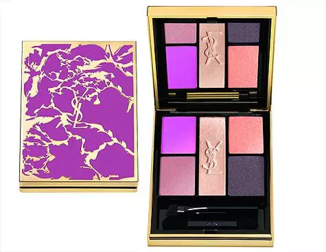 O número de experimentos coas sombras de palés para os ollos da pivoína Crush de Yves Saint Laurent está limitada á súa fantasía. ..