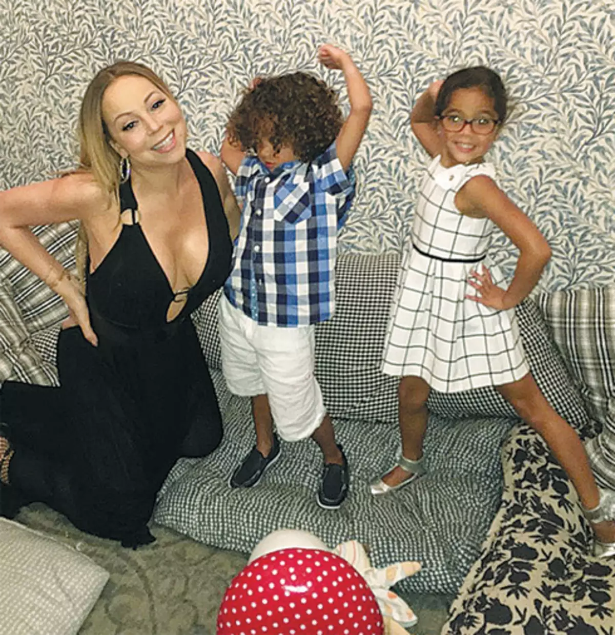 Mariah carey con niños