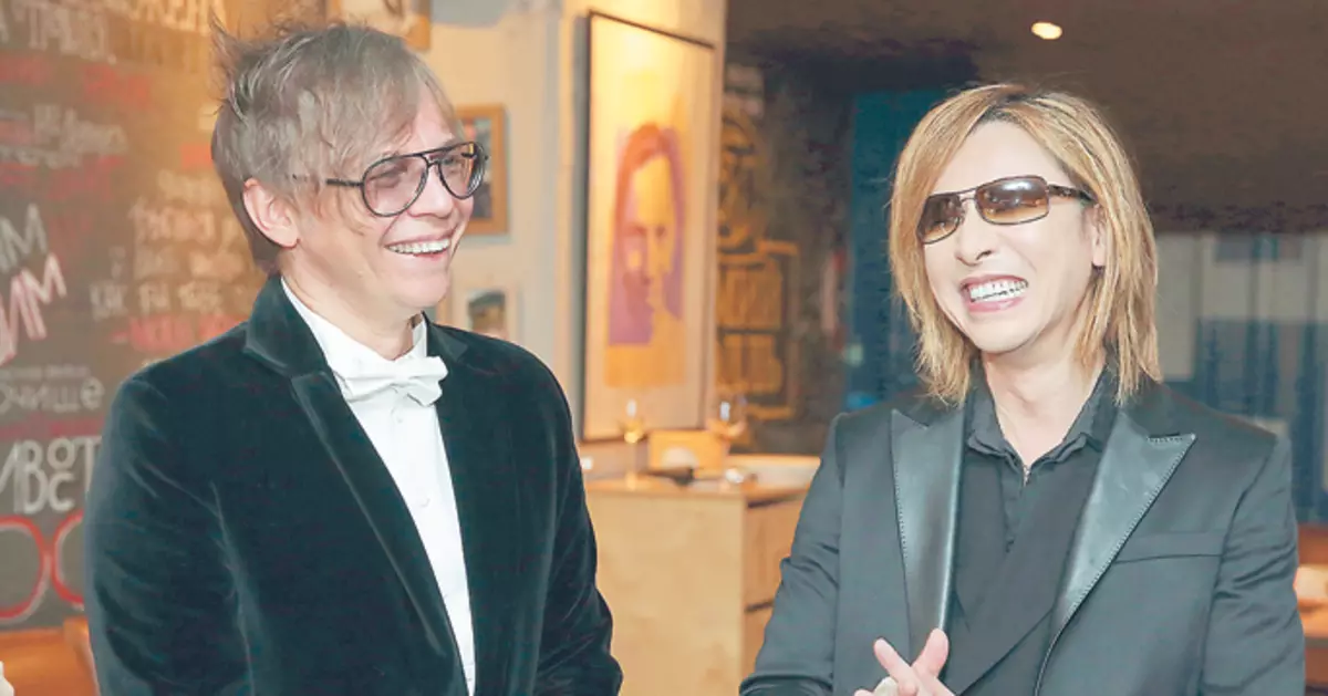 Ilya Lagutenko organized a dinner for a Japanese rock musician