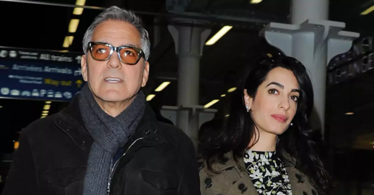 George Clooney talade om namnen på framtida tvillingar