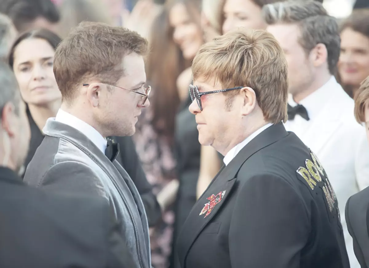 Elton John en Taron Edgerton