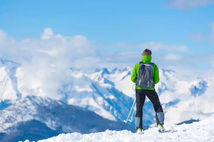 Levántate para esquís: como "queimar" quilogramos extra para as vacacións de ano novo