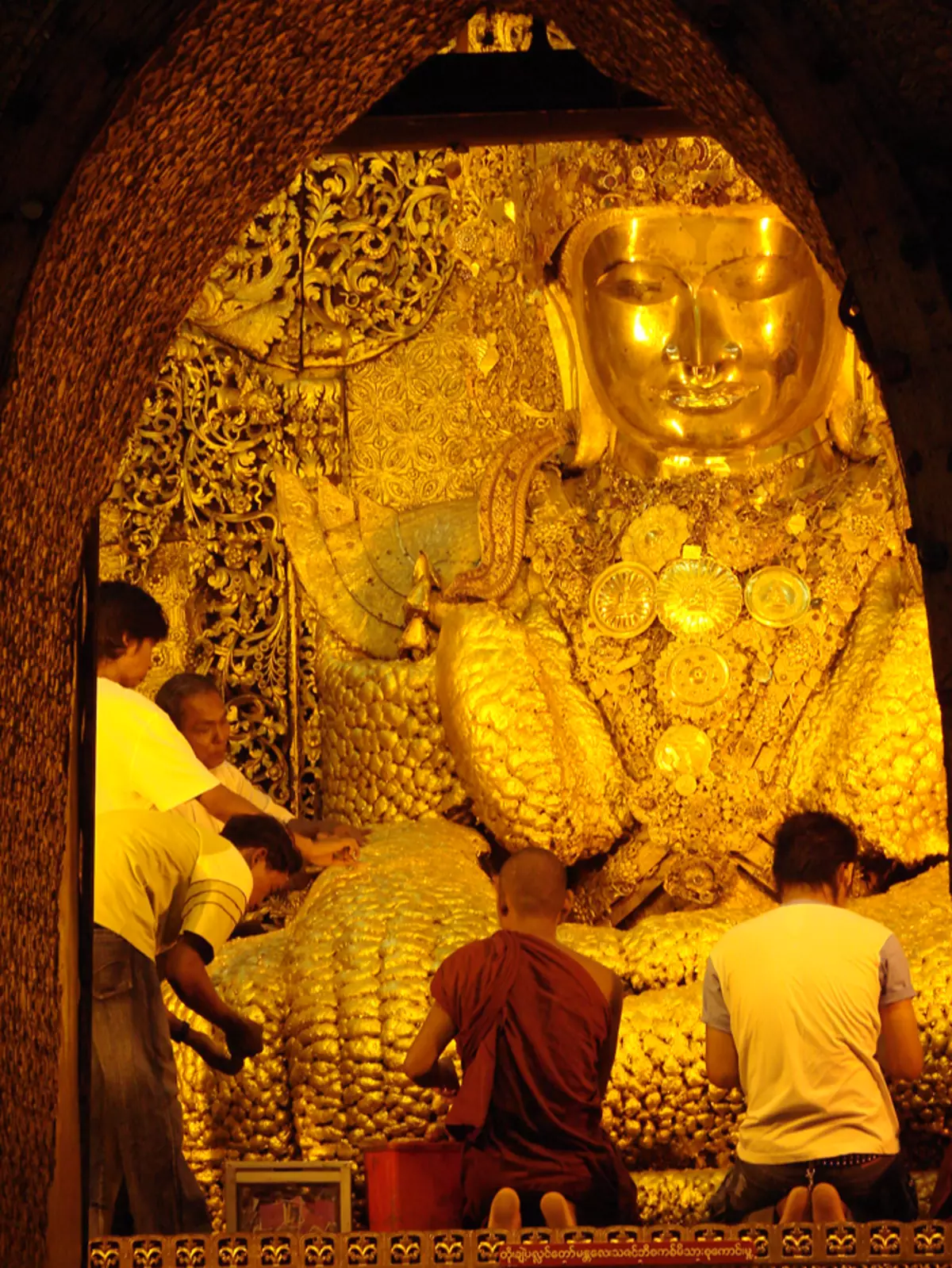 Golden Buddha a Mandalay