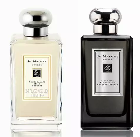 Pomegranate Noir Cologne and Dark Amber & Ginger Lily Cologne Intense from Jo Malone. .