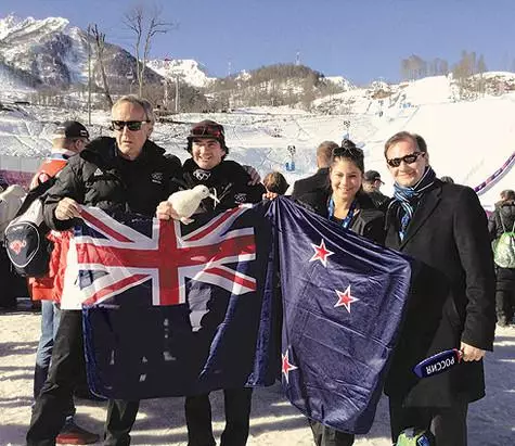Sergejus Bilev ir Naujosios Zelandijos nacionalinė komanda. Foto: Twitter.com.