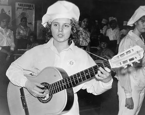 Že v mladosti svetlobe je pokazala svoje glasbene sposobnosti. Foto: Osebni arhiv Svetlana Ortova.